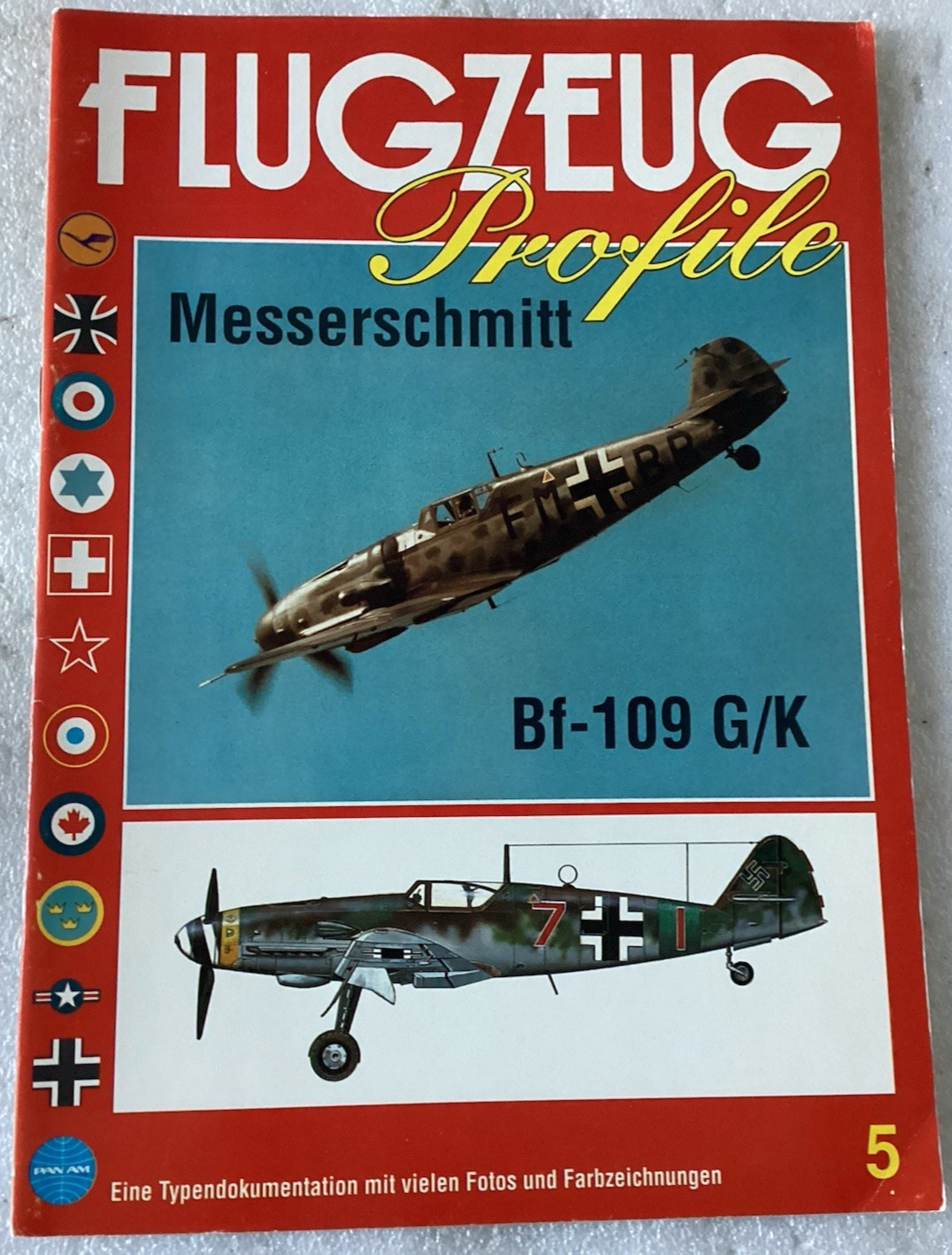 Flugzeug Profile Messerschmitt Bf-109 G/K/VERY GOOD 1996 GERMAN TEXT SOFTCOVER