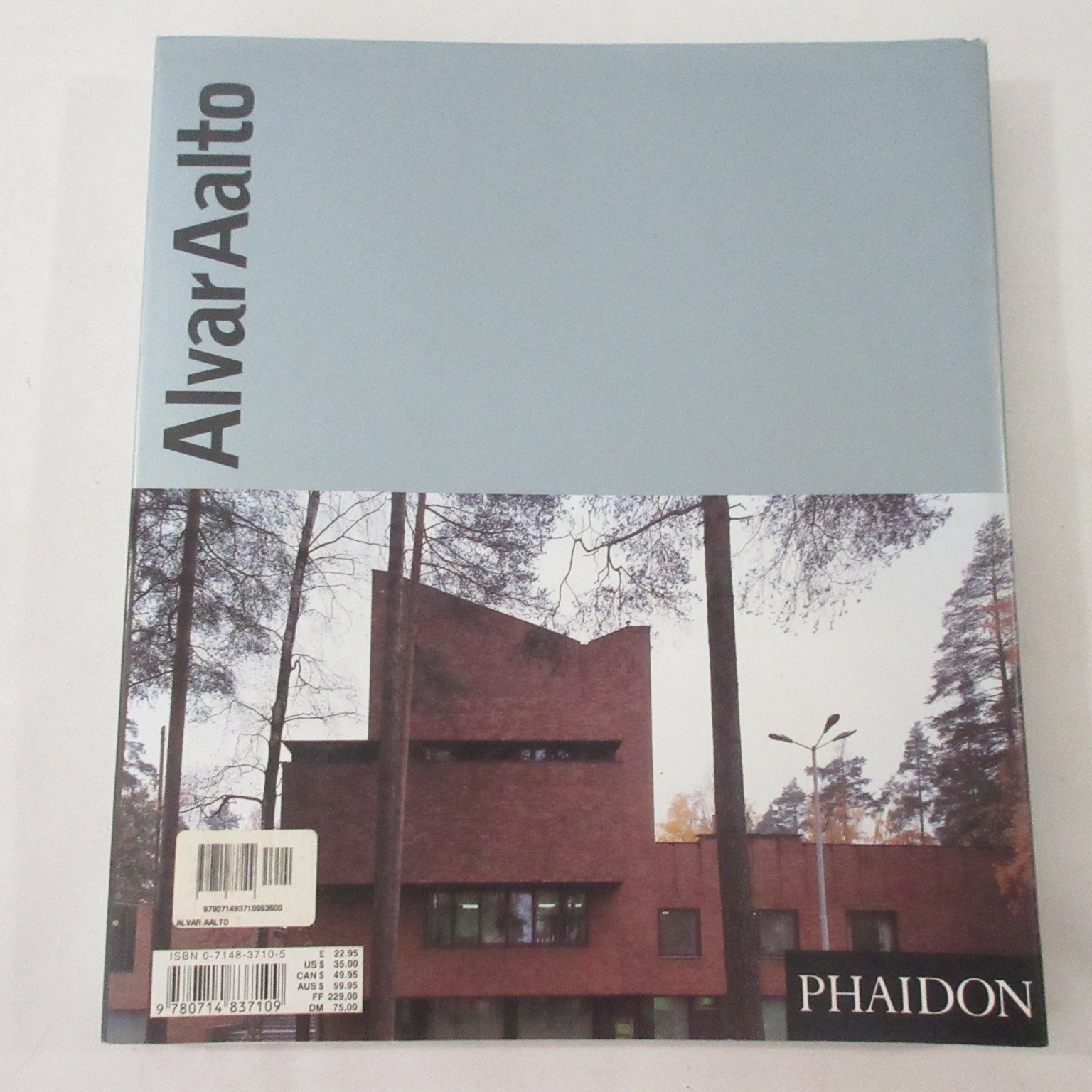Alvar Aalto by Richard Weston Phaidon Paperback Architecture Monograph