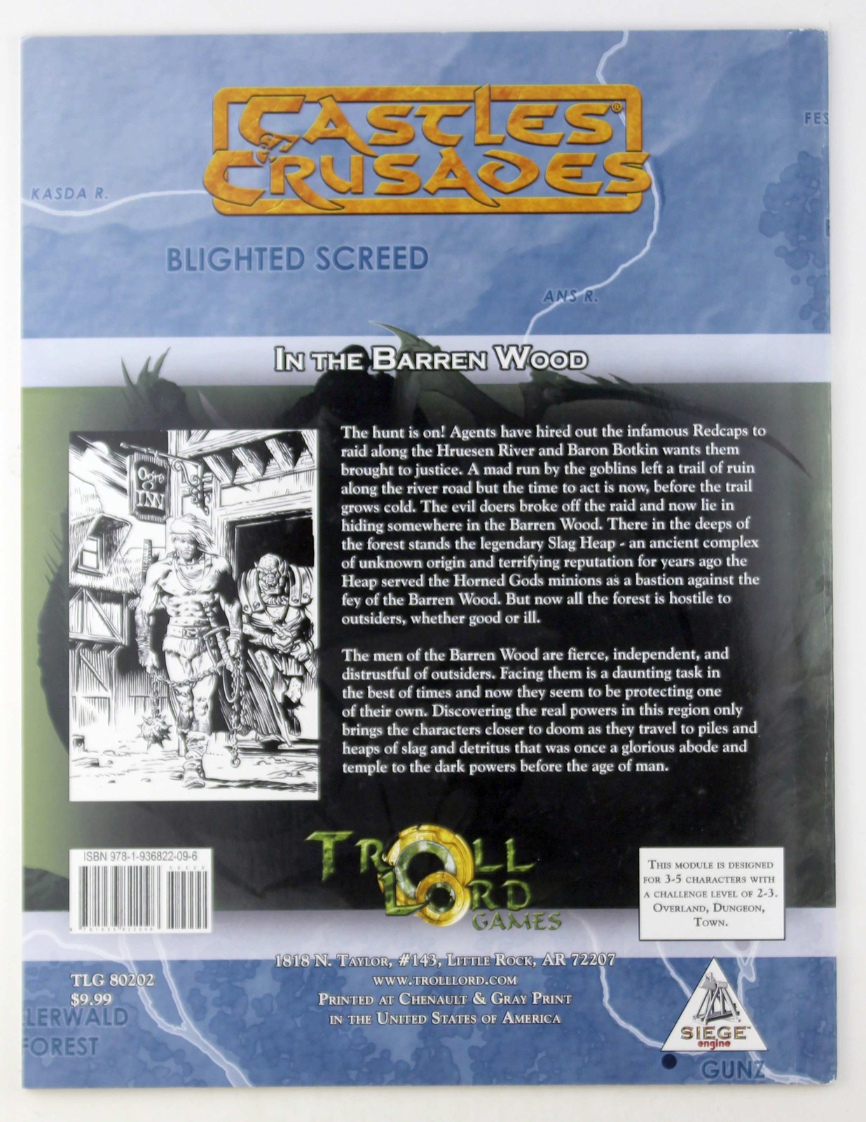 Castles & Crusades A2 Slag Heap Davis Chenault Troll Lord Games