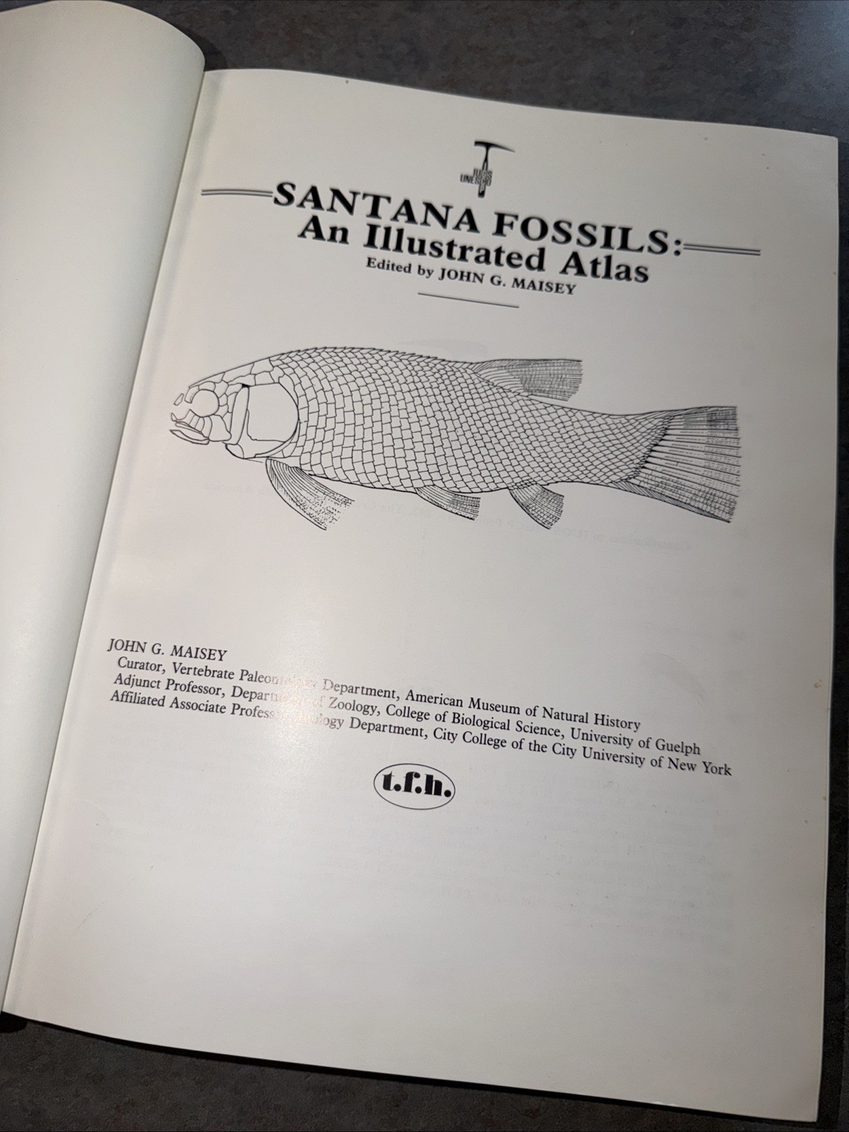 Santana Fossils: An Illustrated Atlas By Maisey Hardcover Cretaceous Fish Plants