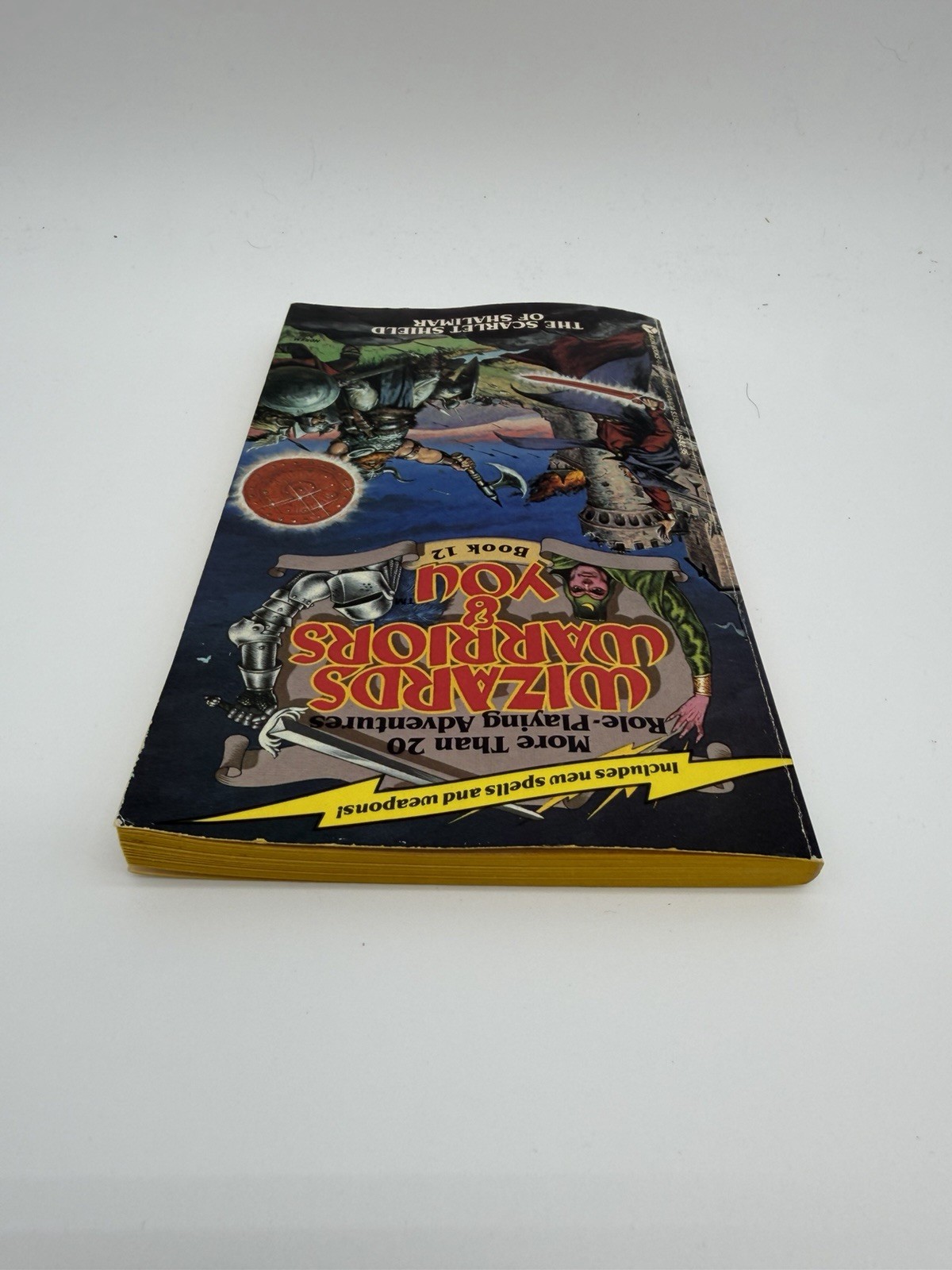 Wizards Warriors & You Book 12 Scarlet Shield of Shalimar CYOA 1986 Paperback