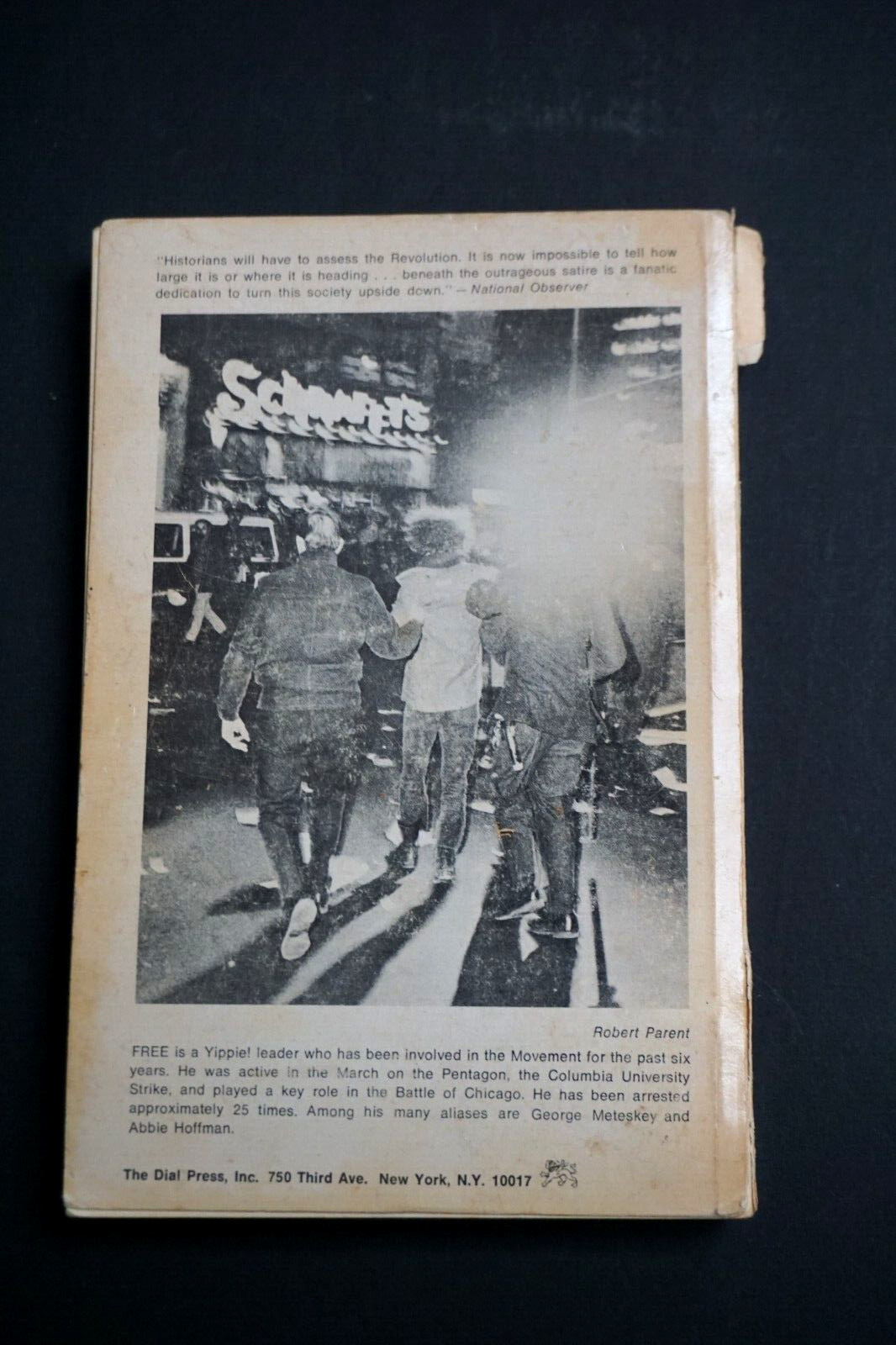 Revolution for the Hell of It (1970, Abbie Hoffman) *Paperback Book GUC