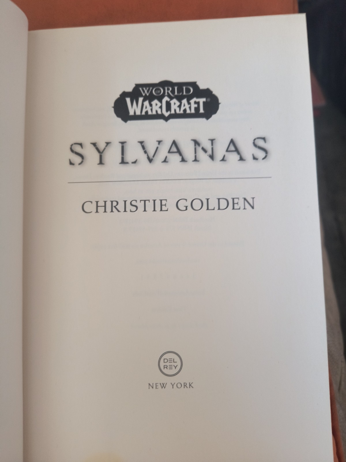 Sylvanas World of Warcraft – Christie Golden 2022 HC Book New W Dust Jacket