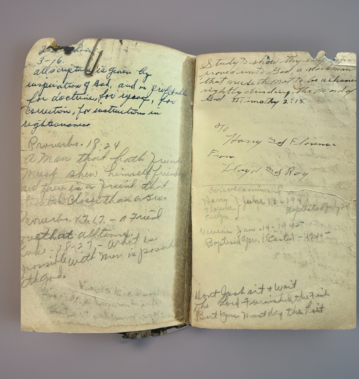 Holy Bible Scofield Reference Ed Oxford Univ 1917 Leather Family Notes w Flaws