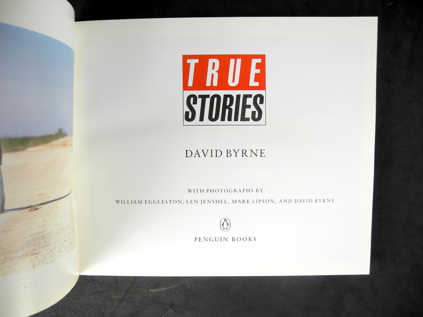 True Stories by David Byrne and Len Jenshel (1986, Trade Paperback) – SIGNED