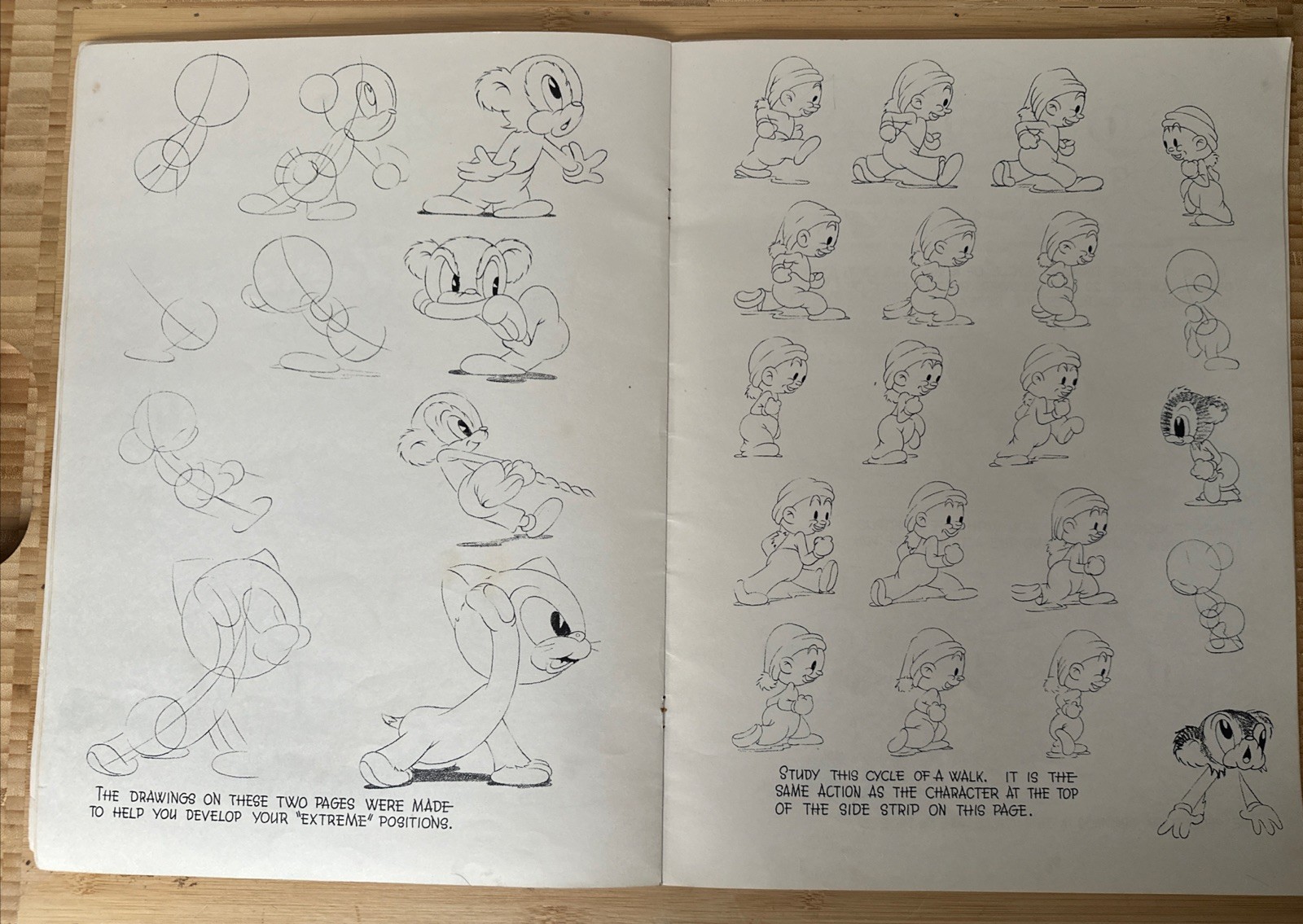 MCM Animated Cartoons For The Beginner By Walter T. Foster Art Book VINTAGE COOL