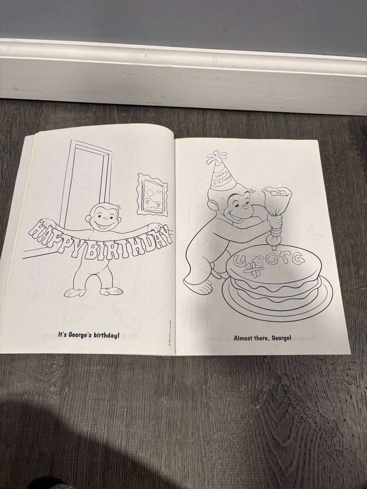 Curious George and Friends “Friends are Forever” Coloring Book w/ Stickers
