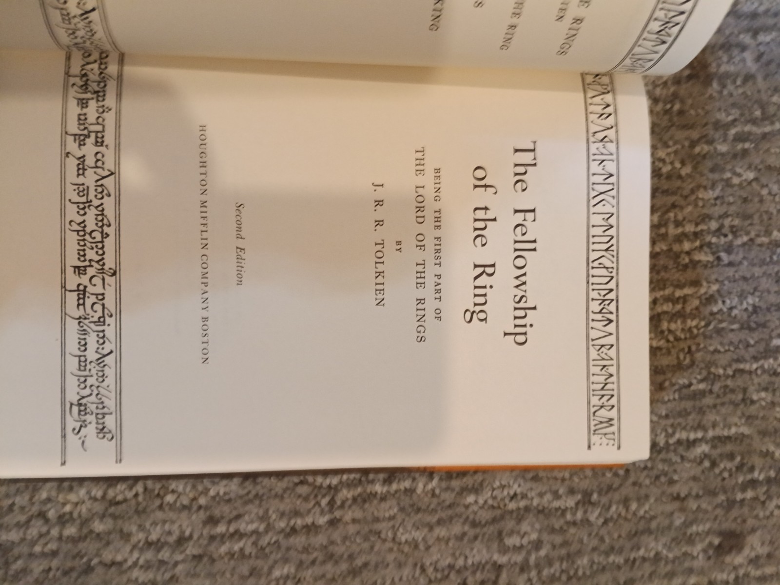 1965 Lord of the Rings Trilogy Complete Set 2nd Edition 1965 J.R.R. Tolkien LOTR