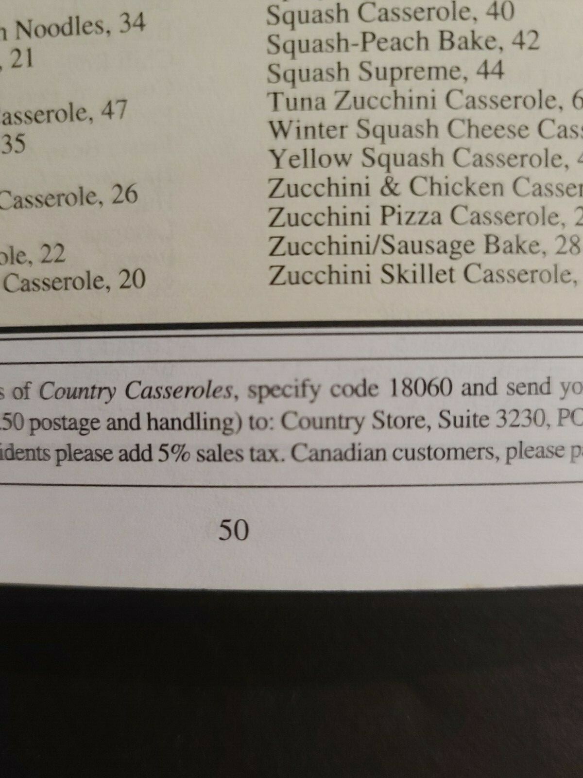 (LOT OF 2) Country Casserole & Casserole Cooking Booklets Cookbook 50 & 35 Pages