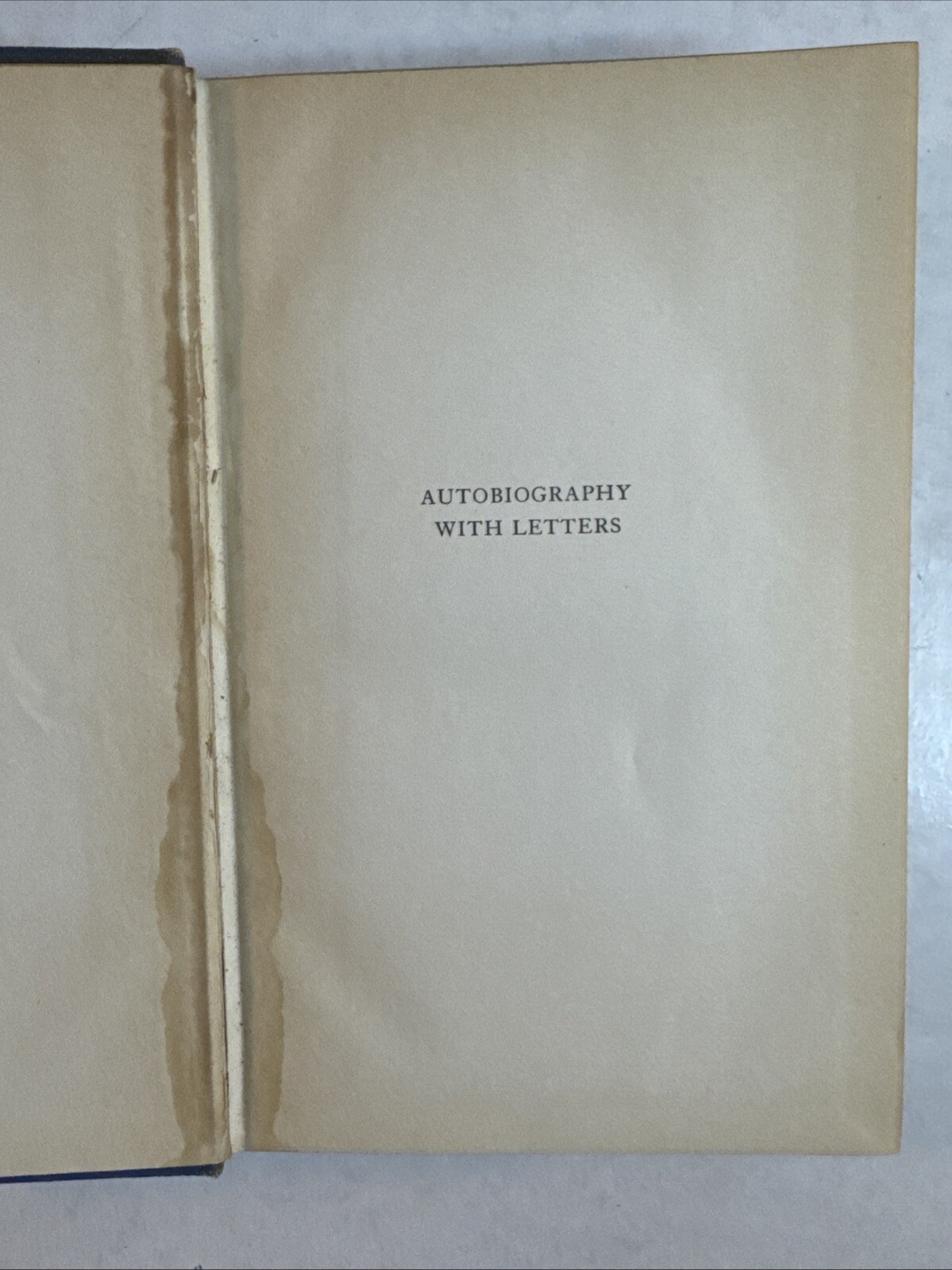 William Lyon Phelps Autobiography w/Letters 1939 HC Author Scholar & Critic B203