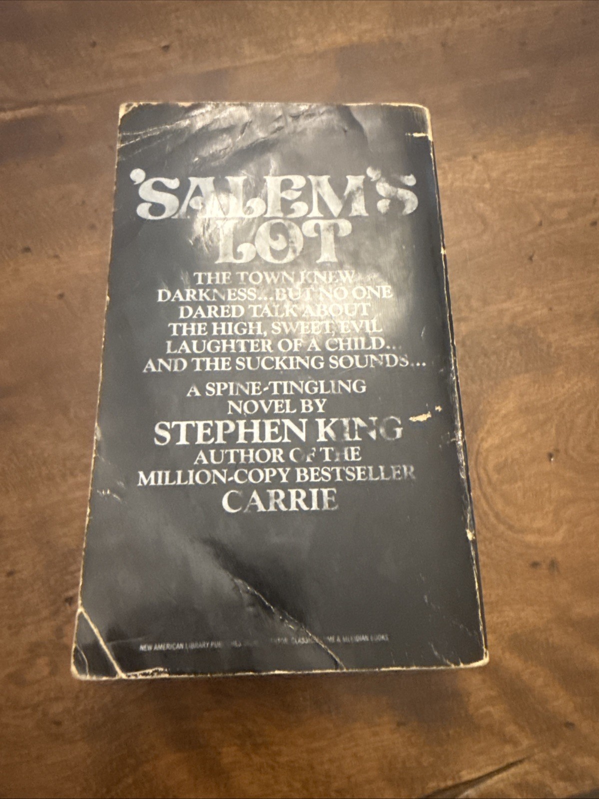 SALEM’S LOT Stephen King 1976 1st Signet Printing Vintage Paperback