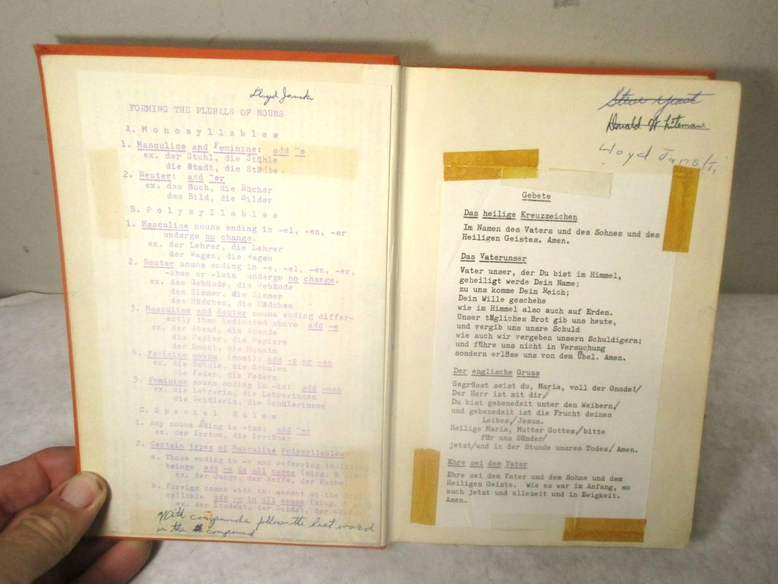 A First Course in GERMAN by Huebener & Newmark. © 1952 Hardcover. Very nice