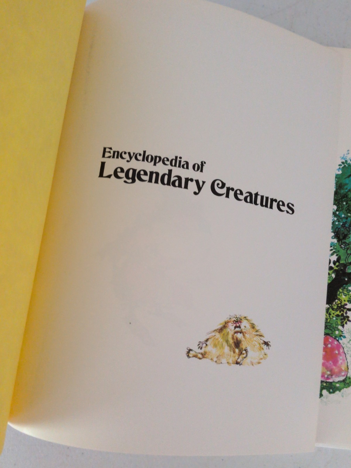 Encyclopedia of Legendary Creatures by Tom McGowen Illus. Victor G. Ambrus. Lib