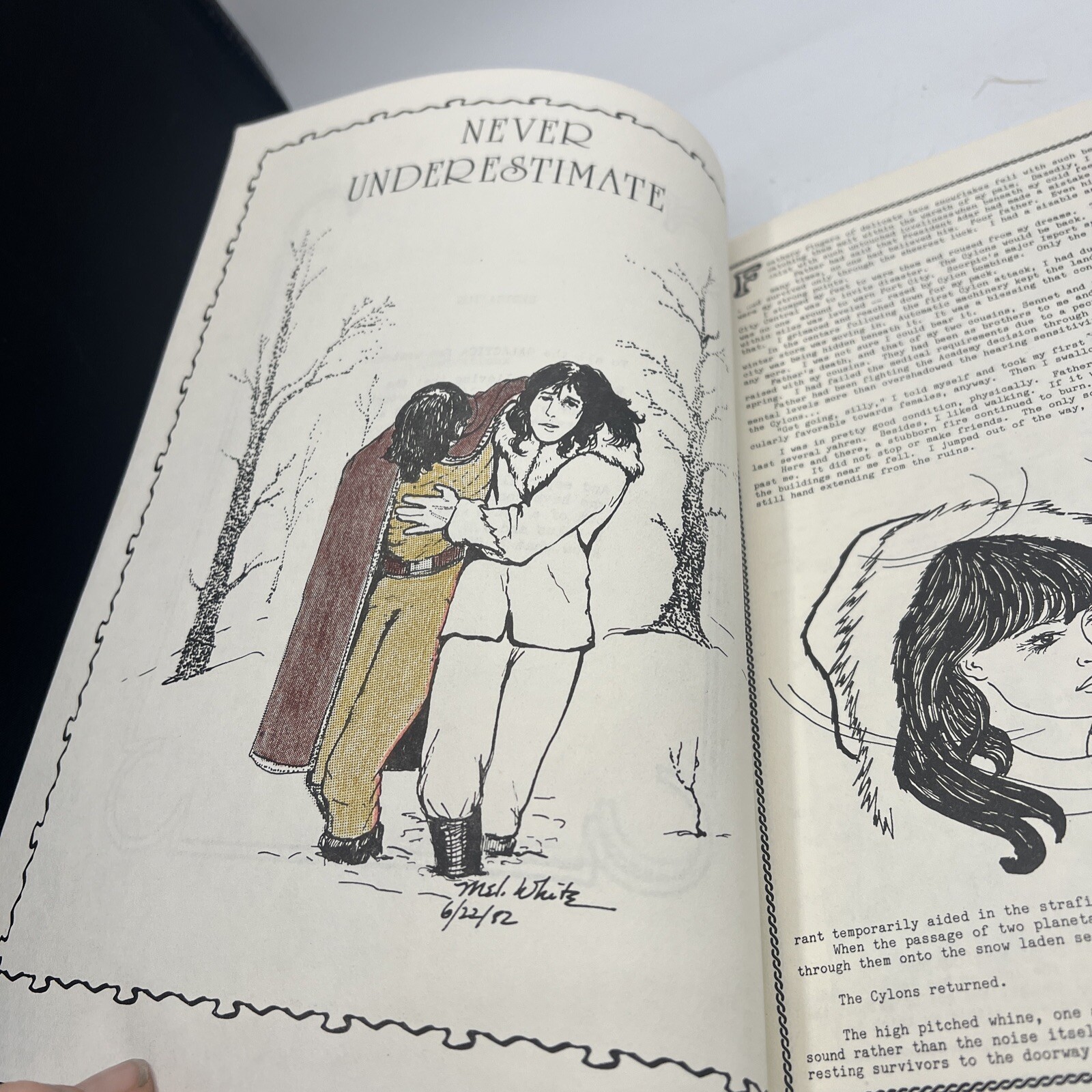 BATTLESTAR GALACTICA Rainbows Always End Fan Fiction Pat Hailey 1982 Fanzine