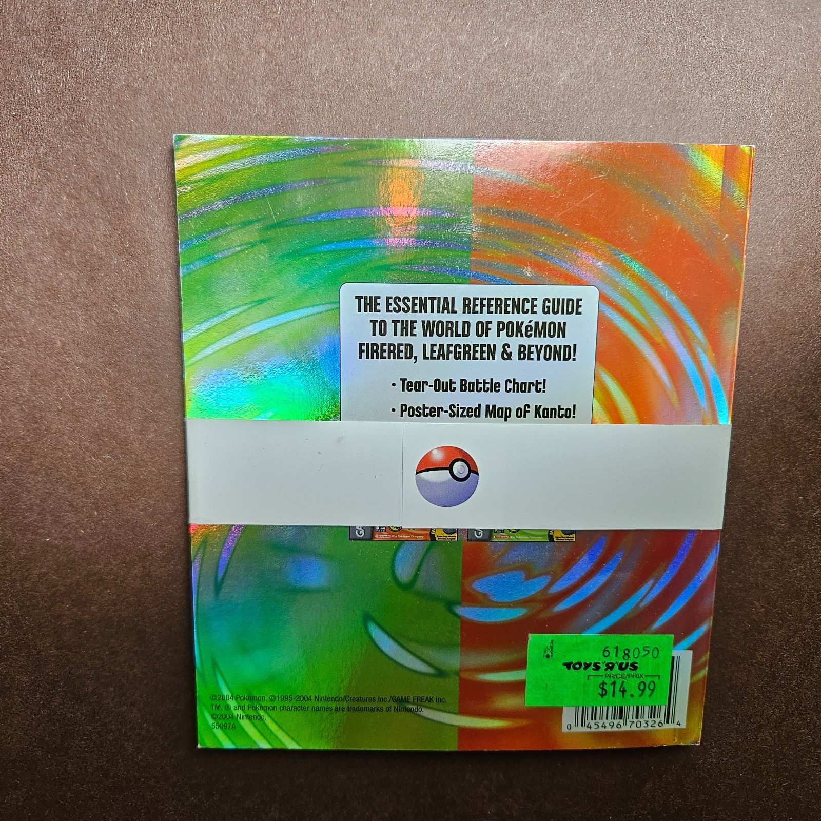 Pokemon Pocket Trainer’s Guide Book – Complete w/ Poster – 2004 Nintendo