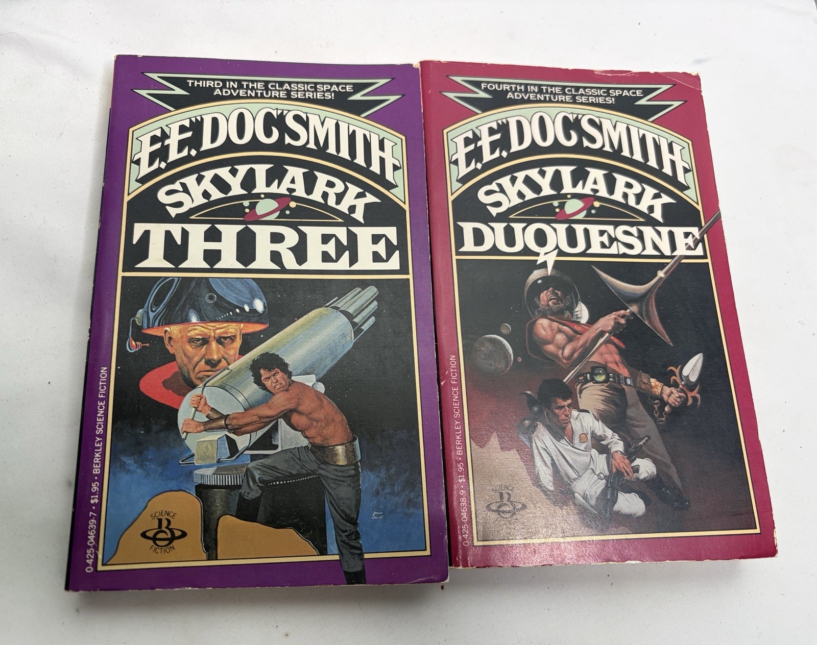 E. E. “Doc” Smith Skylark Sci-Fi Paperback Pocket Books Lot 2