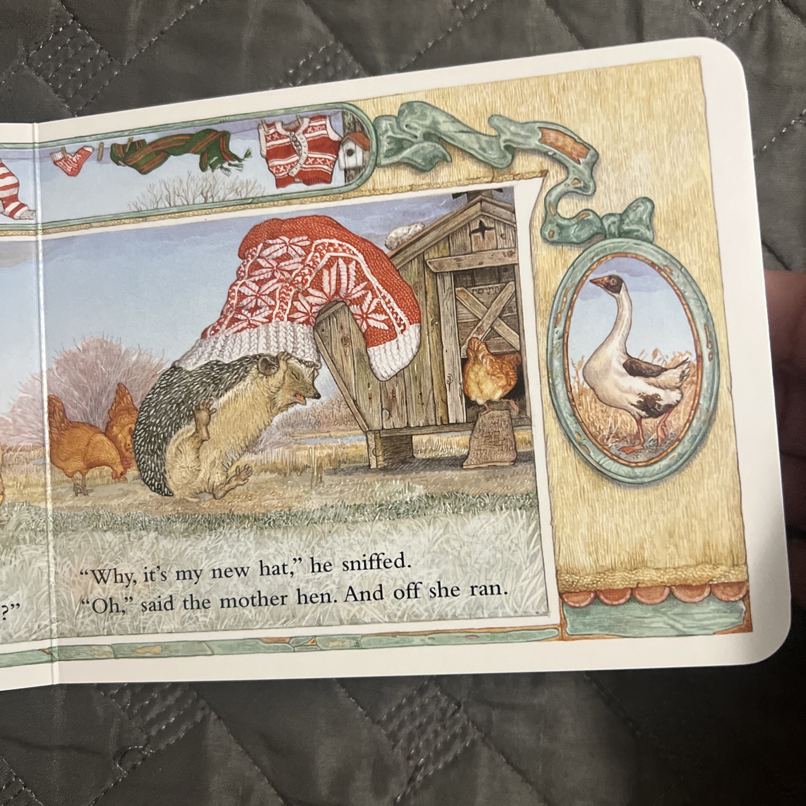 VTG Jan Brett The Hat Book and Hedgehog Plush Toy Boxed Set Gift Edition NEW