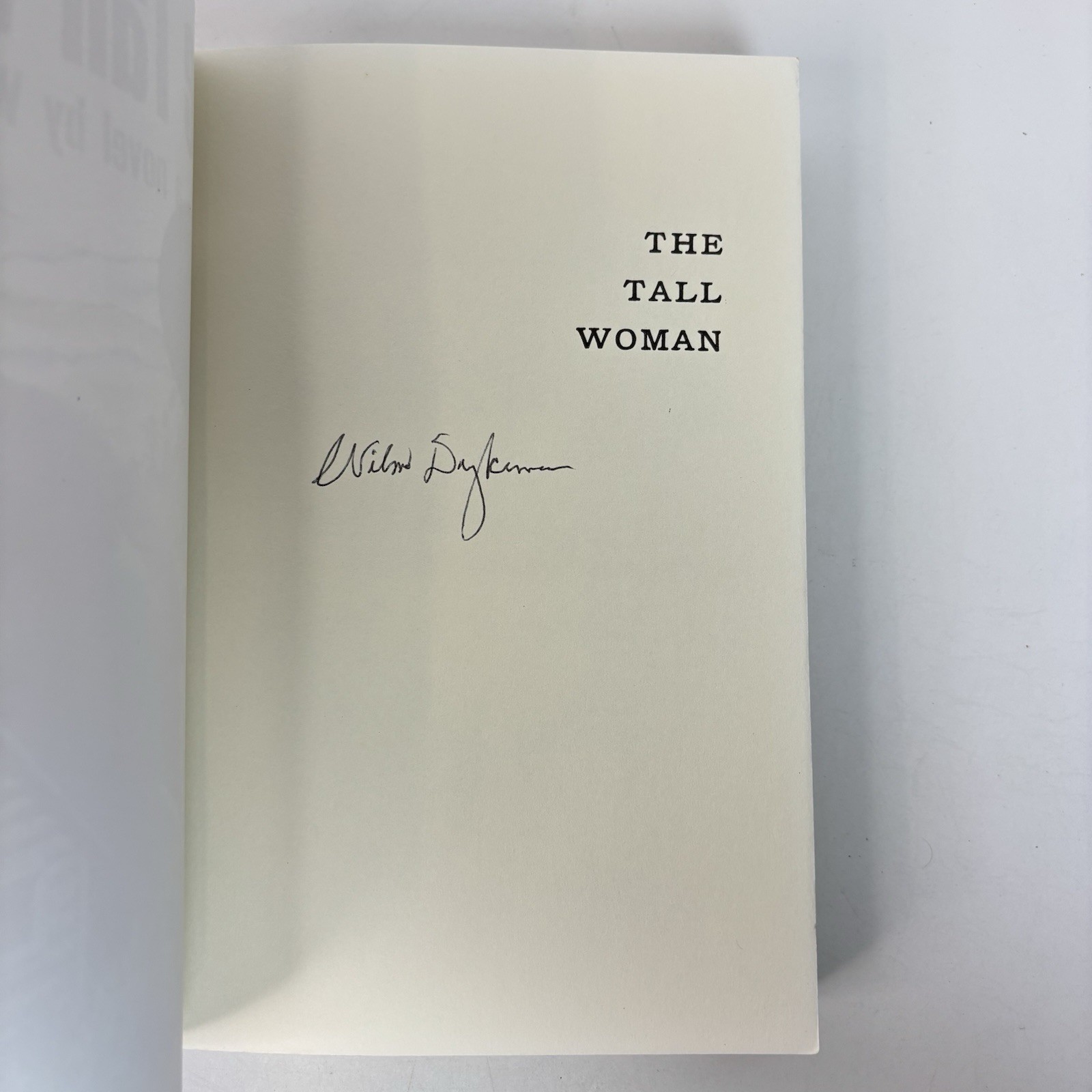 The Tall Woman by Wilma Dykeman SIGNED 1982 40th Printing Trade Paperback 1G
