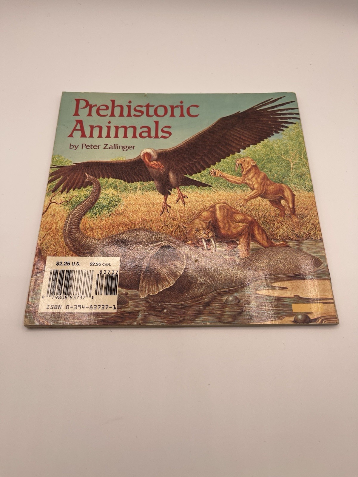 Peter Zallinger Prehistoric Animals Paperback Illustrated Picture Book Ages 4-8