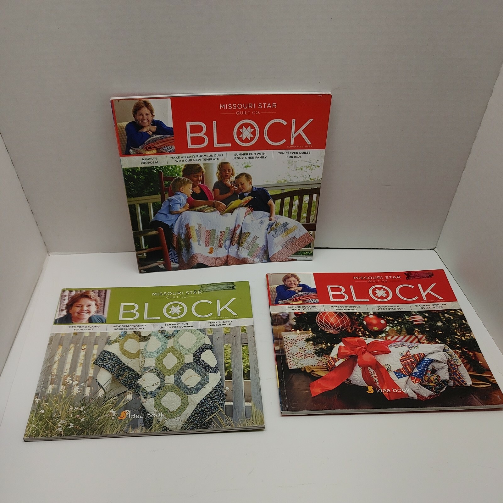 MISSOURI STAR QUILT CO Block Idea Books Vol 1 (2,3,4) Vol 2 (6) Vol 3 (1,3) Lot