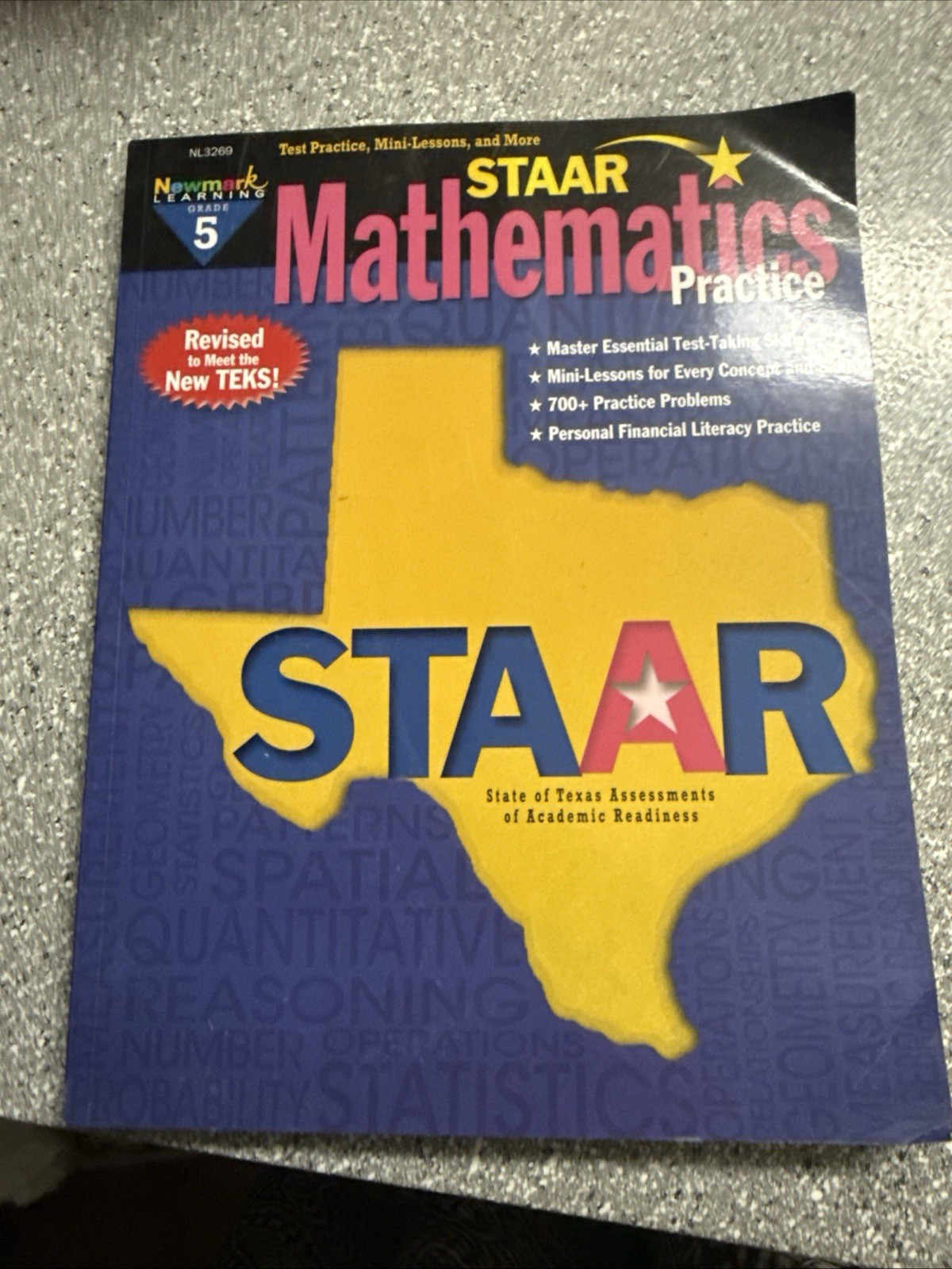 Staar Mathematics Practice Grade 5- Newmark Learning