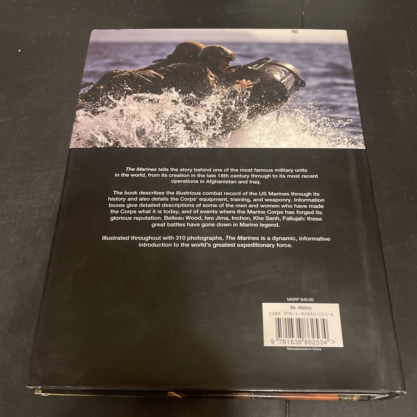 NEW – The Marines Hardcover Book – Chris McNab- Large (9.25×12) 384 Pages Unused
