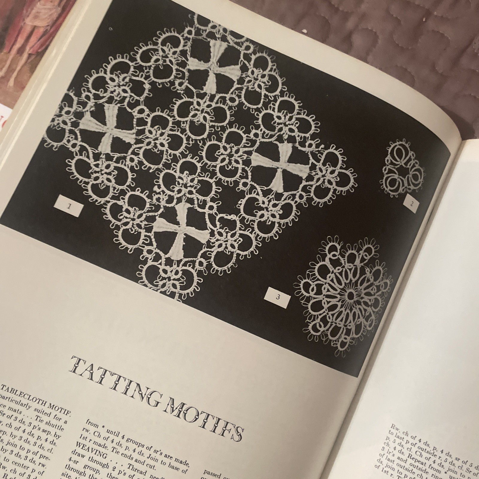 Rita Weiss Tatting Doilies & Edgings Thread Weaving Lace Yarn Work