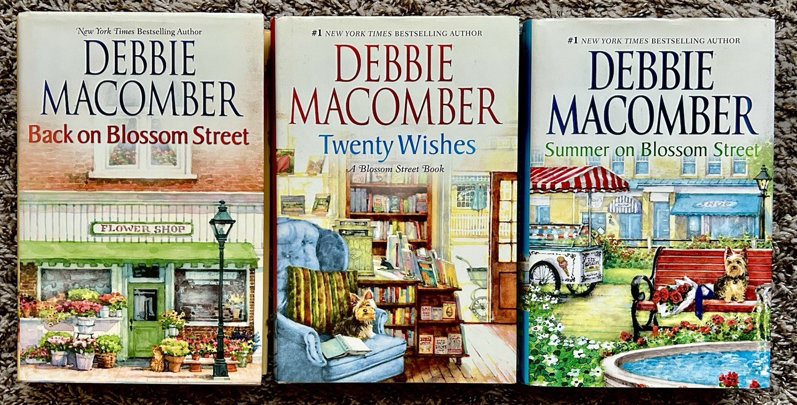 Complete BLOSSOM STREET Series #1-10 ALL Hardcover 1st Edition Debbie Macomber