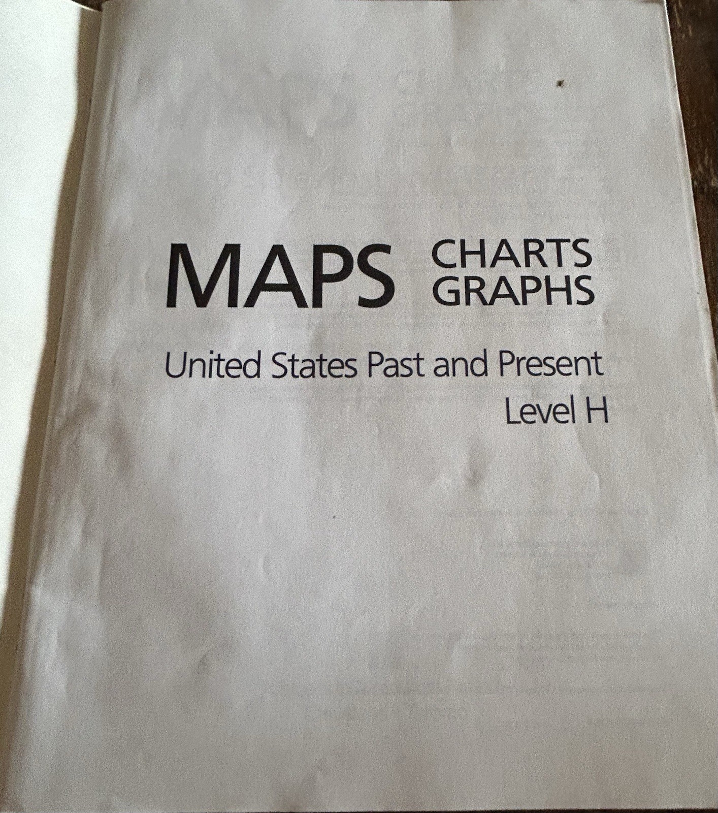 Maps Charts Graphs Level G + Level H Modern Curriculum Press Geographpy Homescho