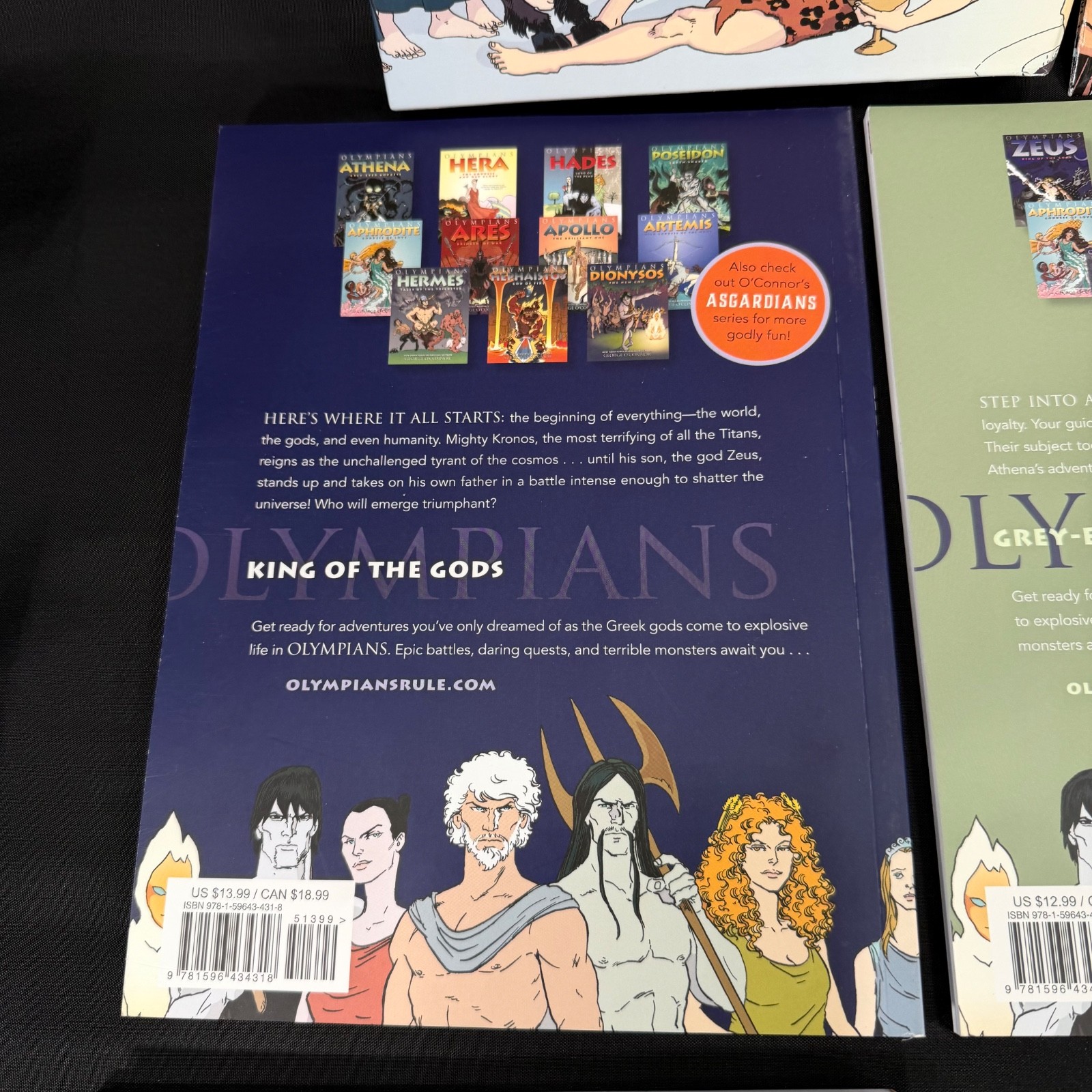 Olympians Volumes 1-6 Paperback Box Set by George O’Connor (2014) w/Poster!