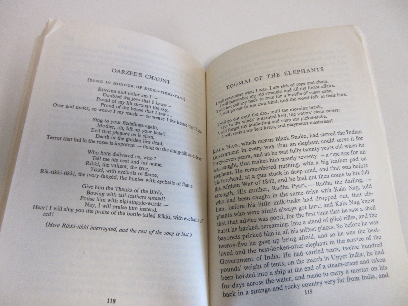 The Jungle Book – Rudyard Kipling – Vintage Paperback Classic – 159 Pages – 1961