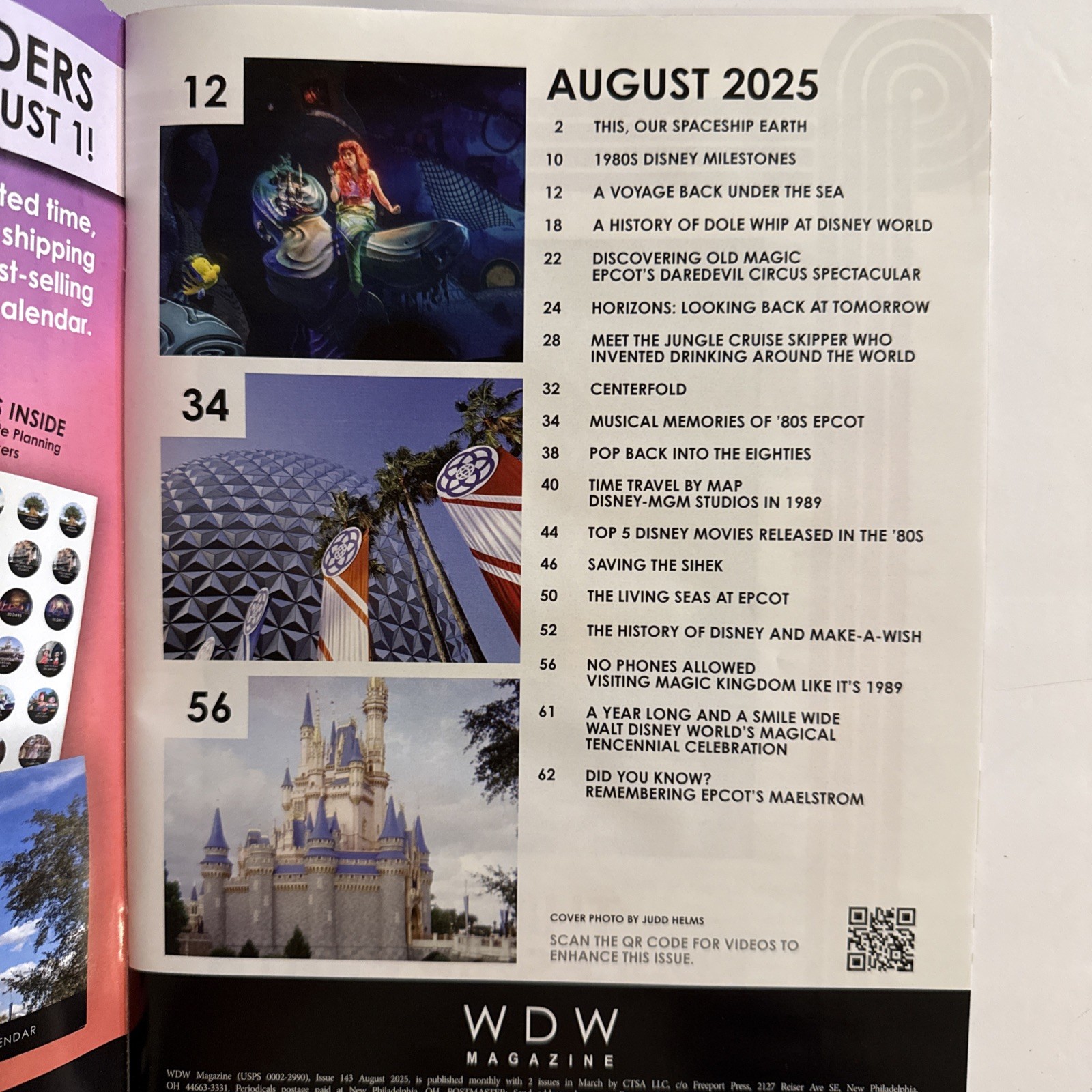 WDW Magazine Walt Disney World Magazine 143, August 2025