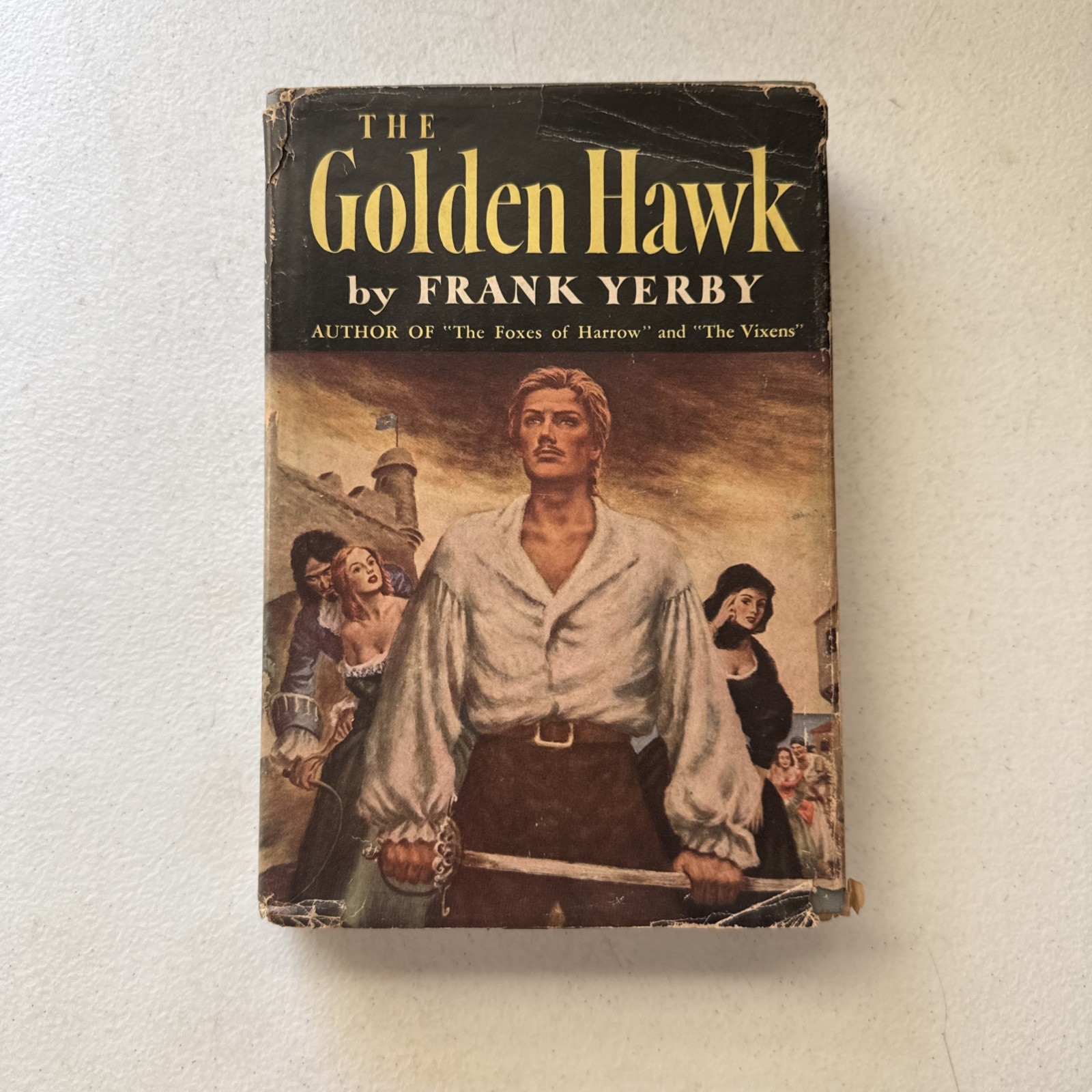 The Golden Hawk by Frank Yerby 1948 The Dial Press Hardcover Book