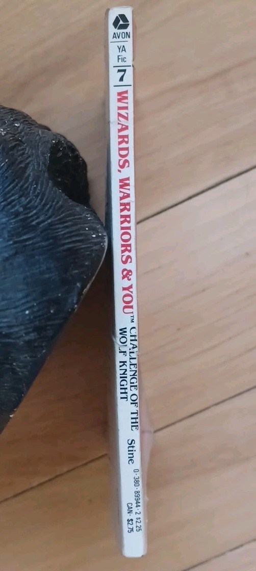 R.L. STINE / Wizards, Warriors, and You #7 / 1985, 1st Print / Role-Playing PB