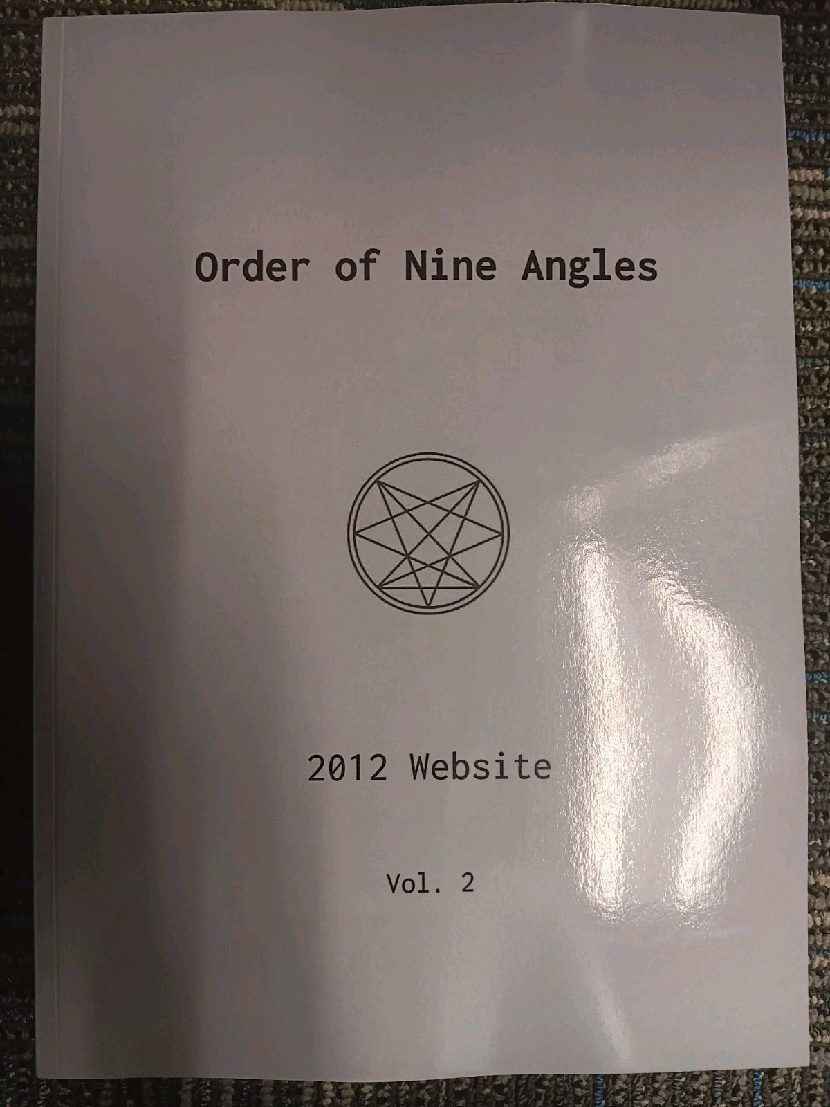 Order Of Nine Angles 2012 Website ONA O9a Anton Long David Myatt Christos Beest