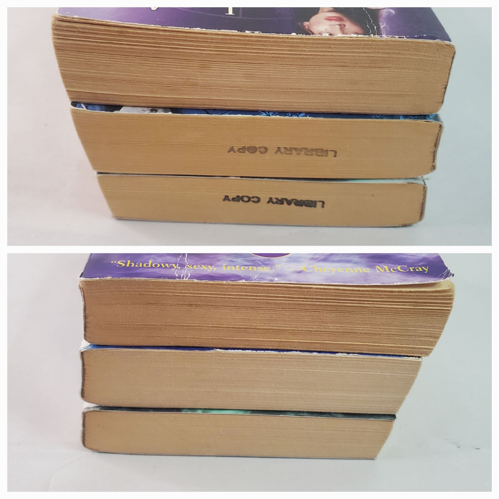 Crimson Moon Series # 2, 3, 6 MM PB – LA Banks Paranormal Romance EXLIBRARY Lot