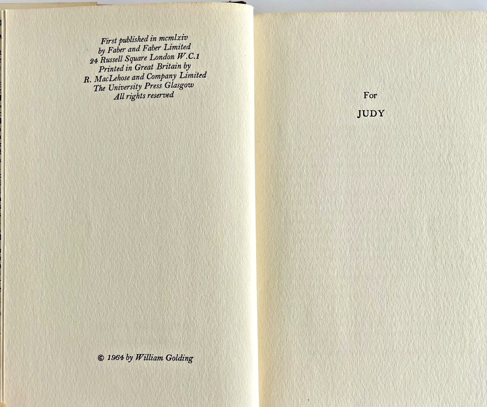 William Golding- The Spire 1st UK Edition 1964 Faber & Faber HC Unclipped DJ