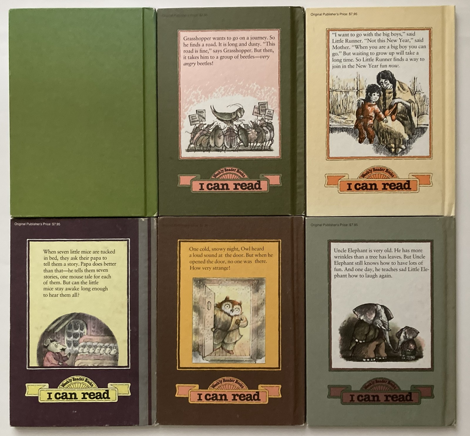 VTG Arnold Lobel I Can Read Lot 6 HC Frog & Toad Owl at Home Uncle Elephant