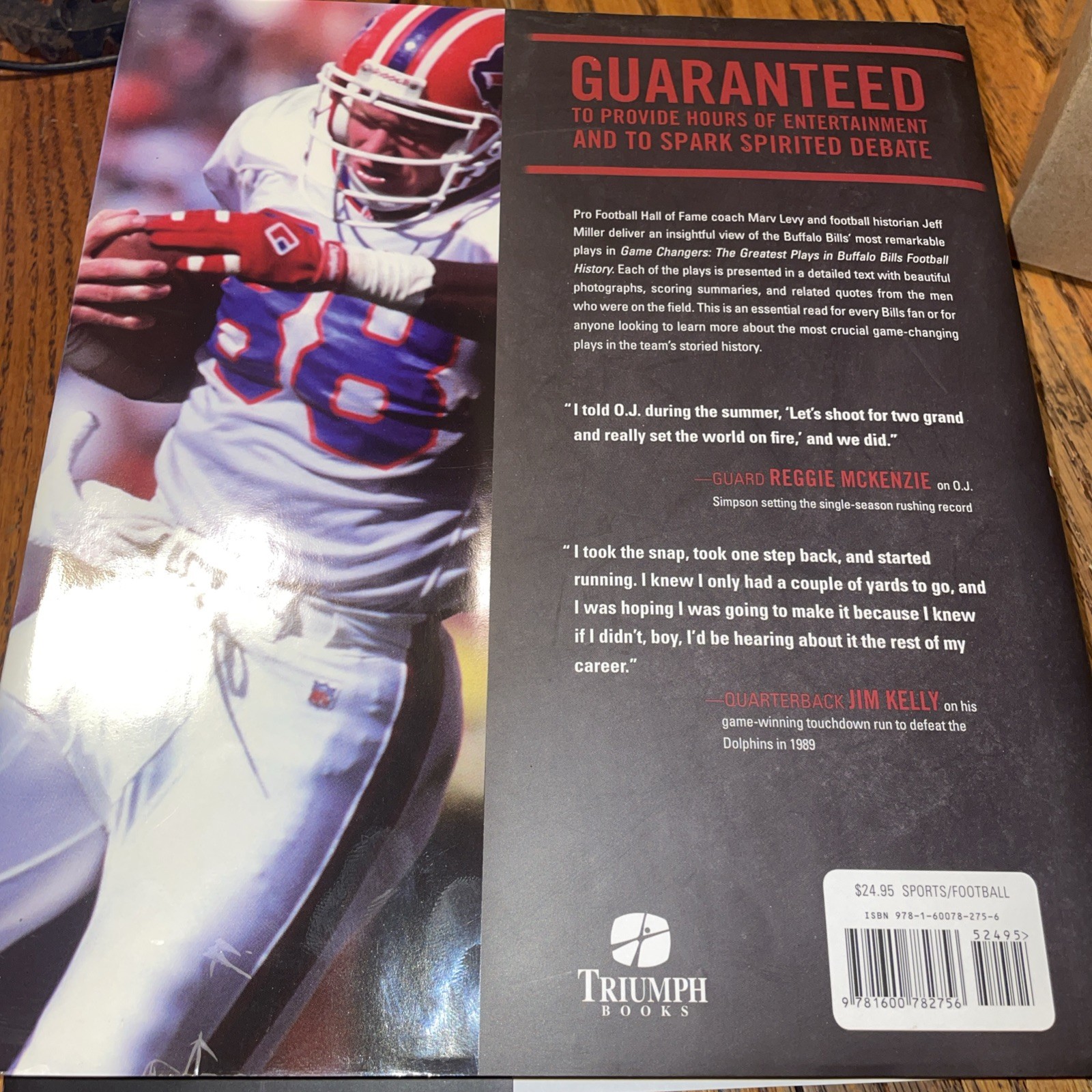 GAME CHANGERS The Greatest Plays In BUFFALO BILLS History Marv Levy Jeff Miller