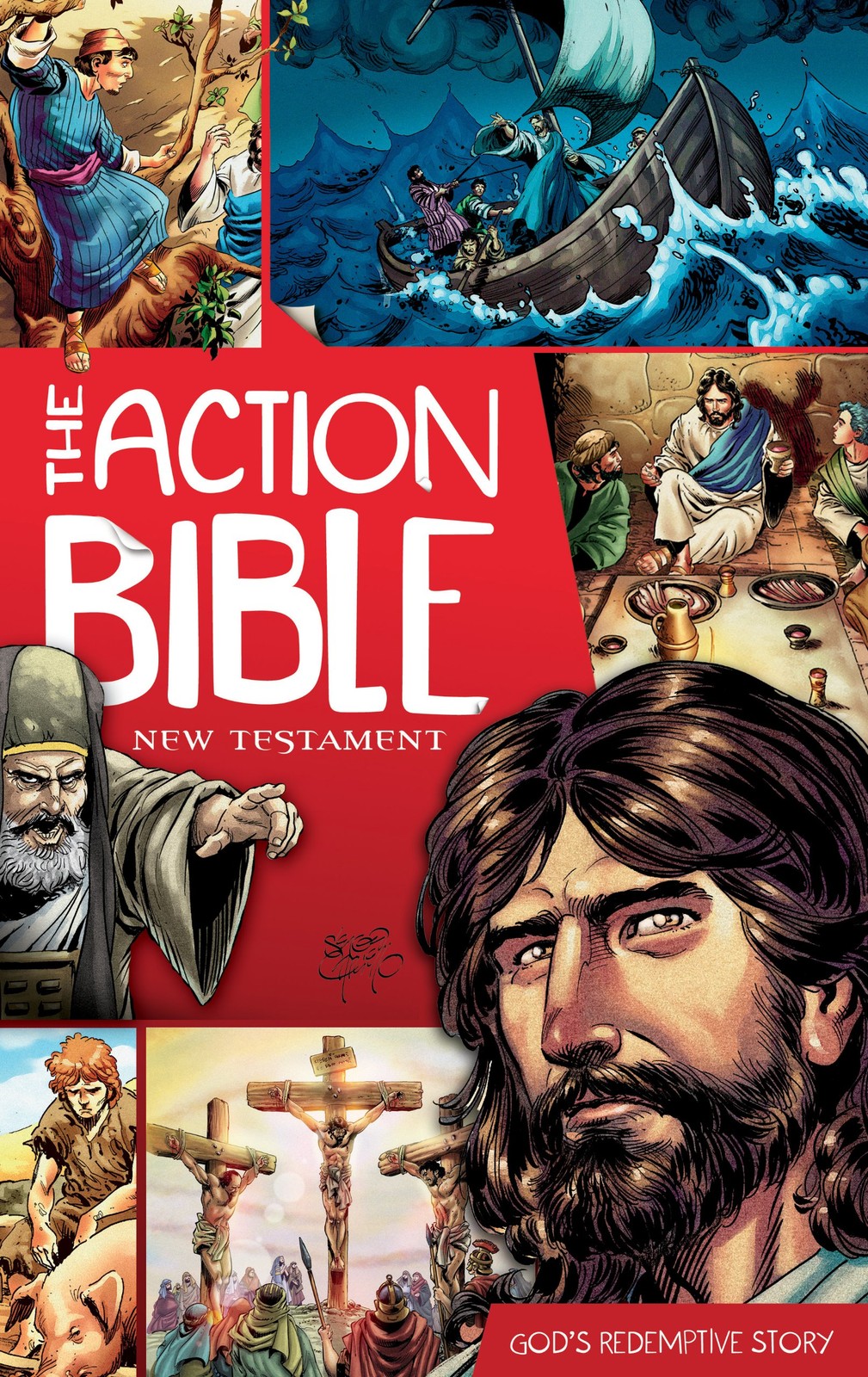 The Action Bible New Testament: God’s Redemptive Story (Action Bible Series)