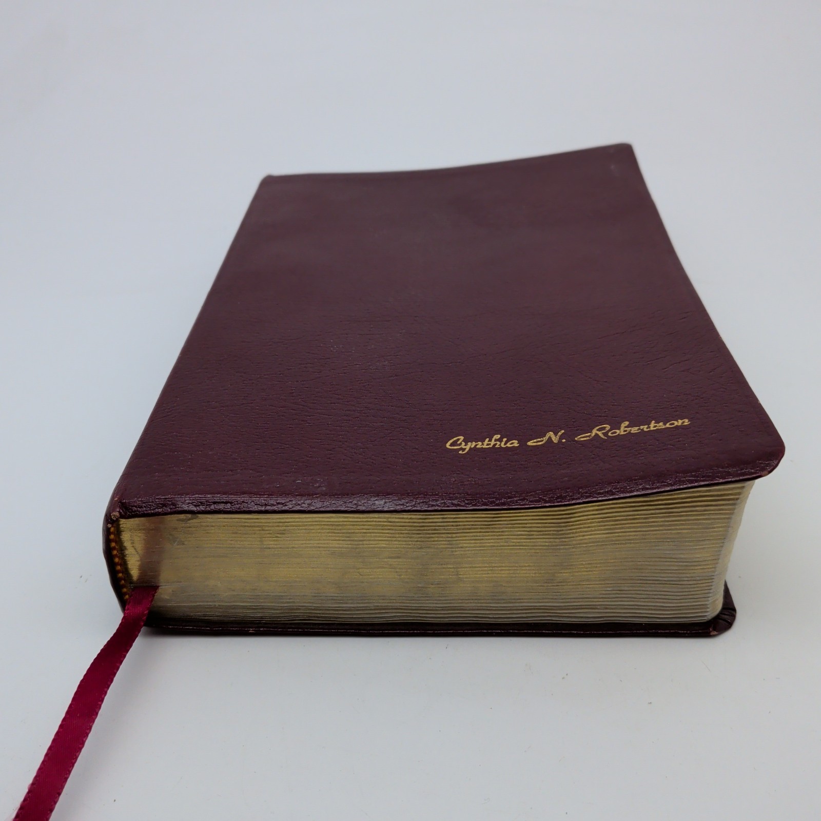 NIV Study Bible 1985 Leather Indexed New International Version Bonded Leather