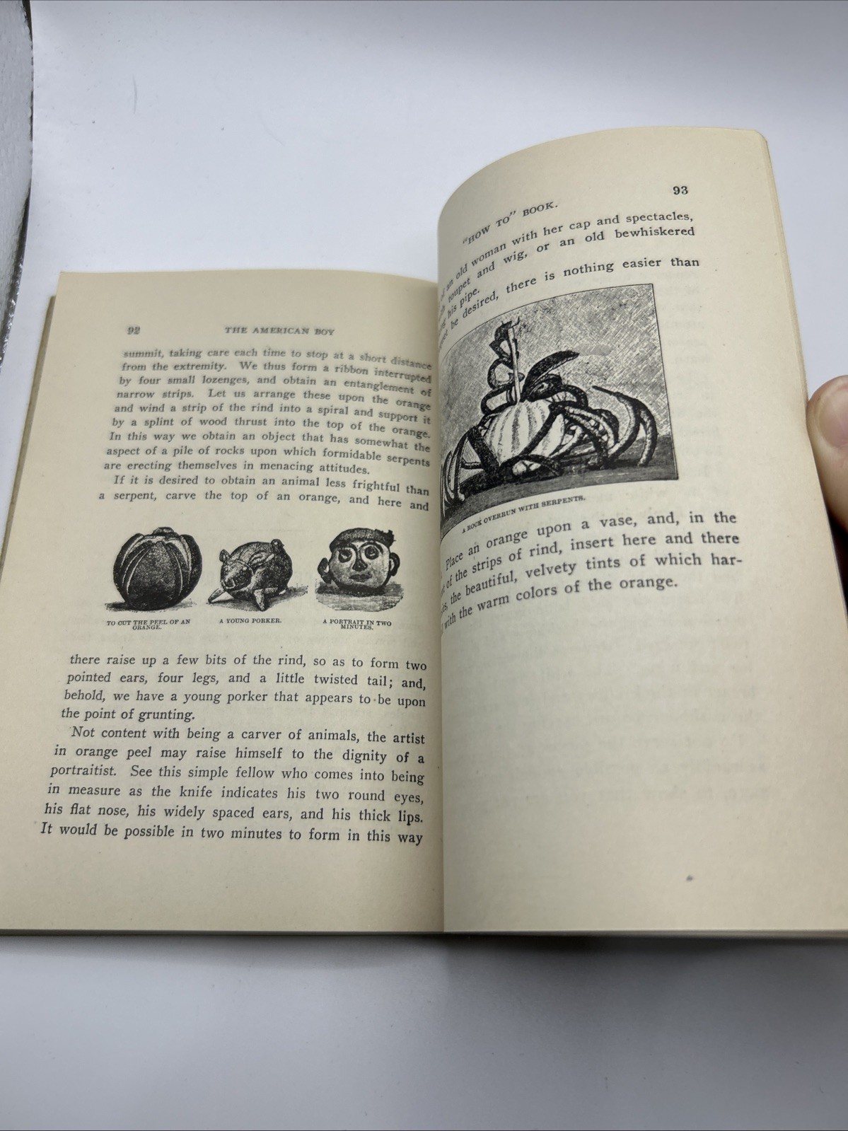 ANTIQUE “THE AMERICAN BOY “HOW TO” BOOK” ~ RARE 1900 CIRCA COLLECTIBLE BOOK