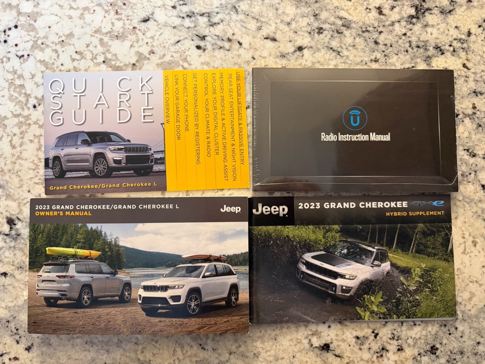 2023 Jeep Grand Cherokee / Grand Cherokee L Owners Manual 4XE Complete OEM