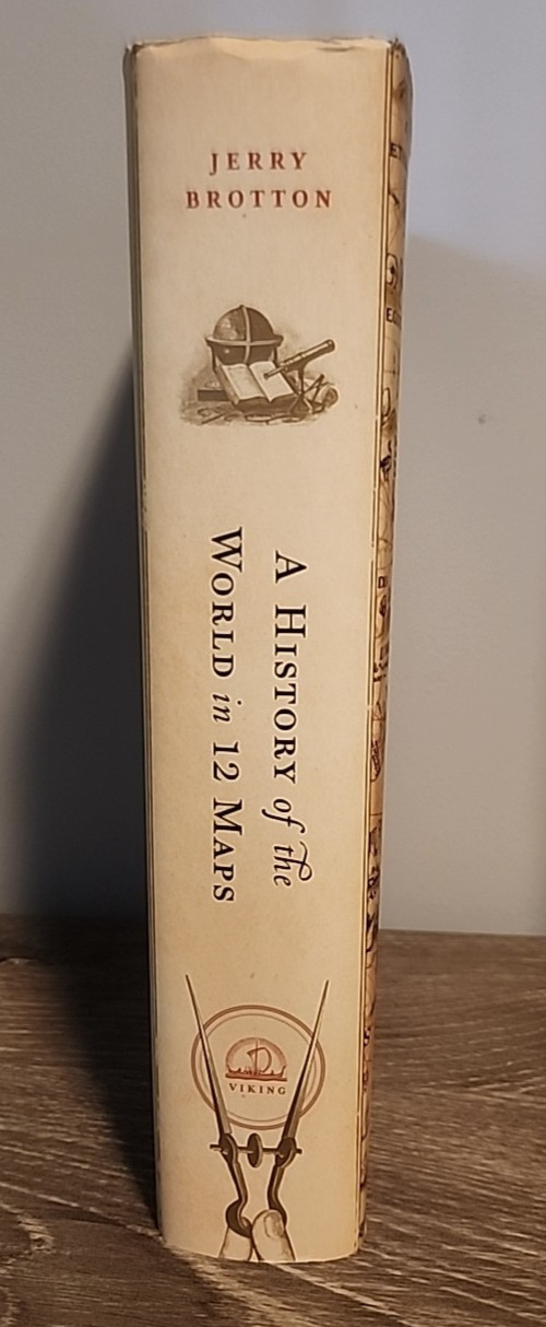 A History of the World in 12 Maps by Jerry Brotton 2013 w/dust jacket