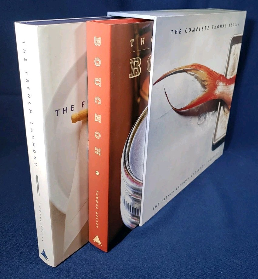 The Complete Thomas Keller: The French Laundry Cookbook & Bouchon EXCELLENT COND