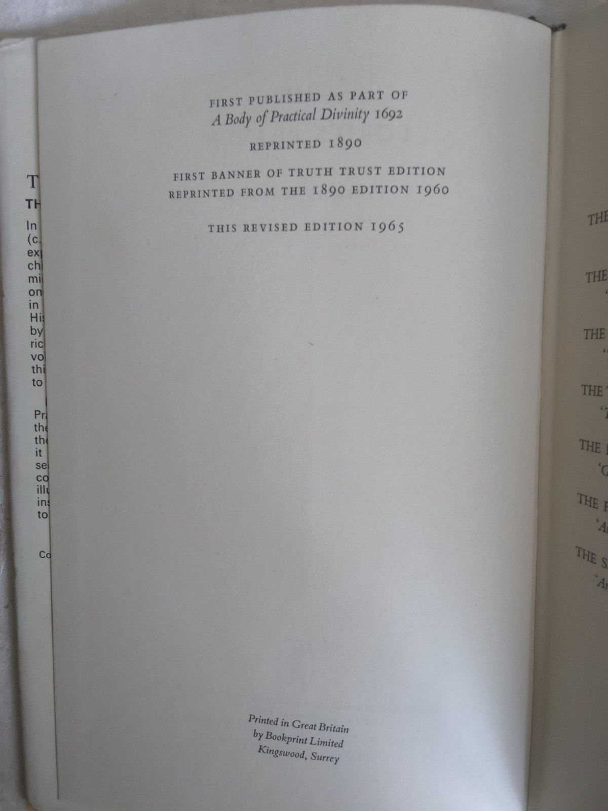The Lord’s Prayer by Thomas Watson (Hardcover), Banner of Truth, FREE SHIPPING!