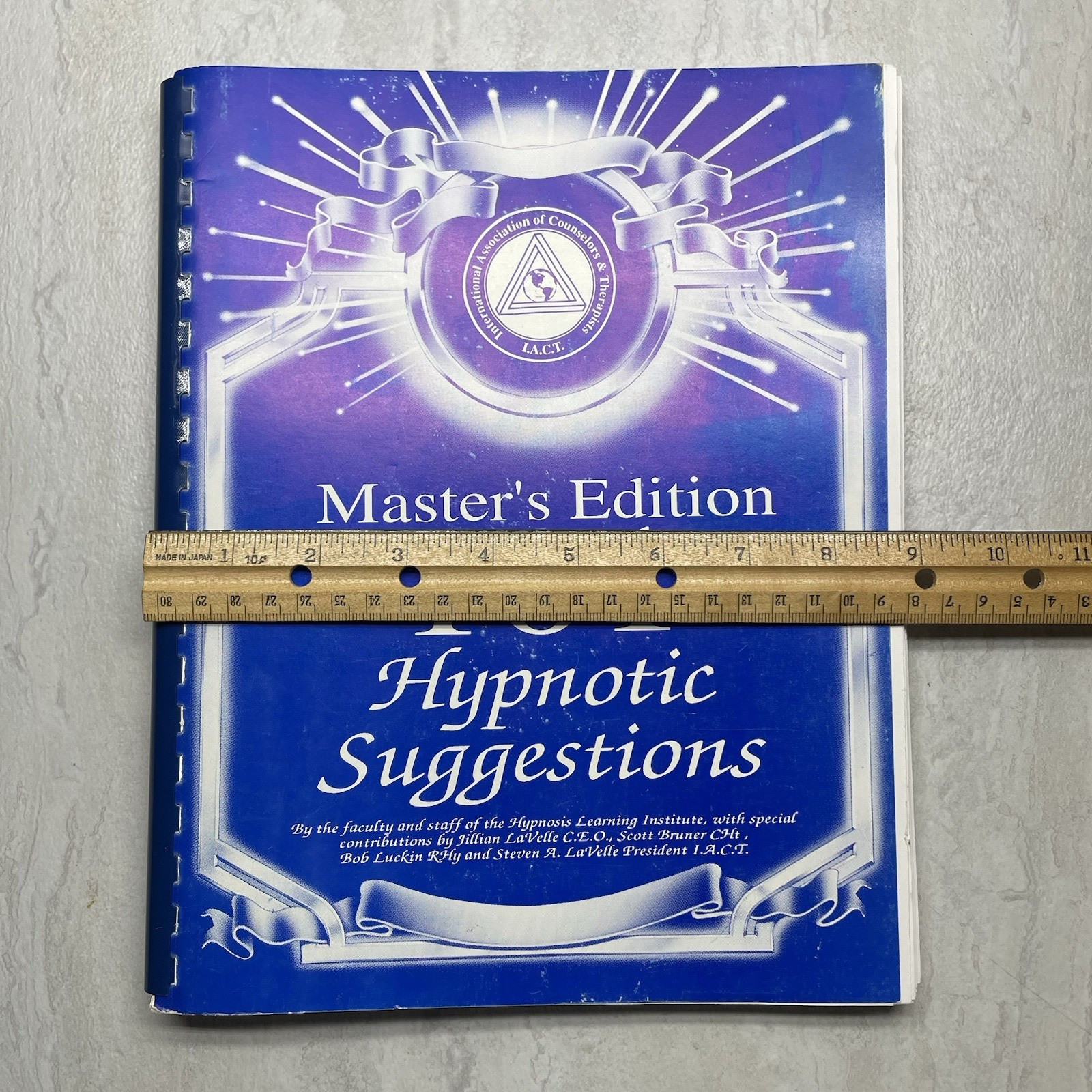 Master’s Edition 101 Hypnotic Suggestions – Hypnosis Learning Institute I.A.C.T.