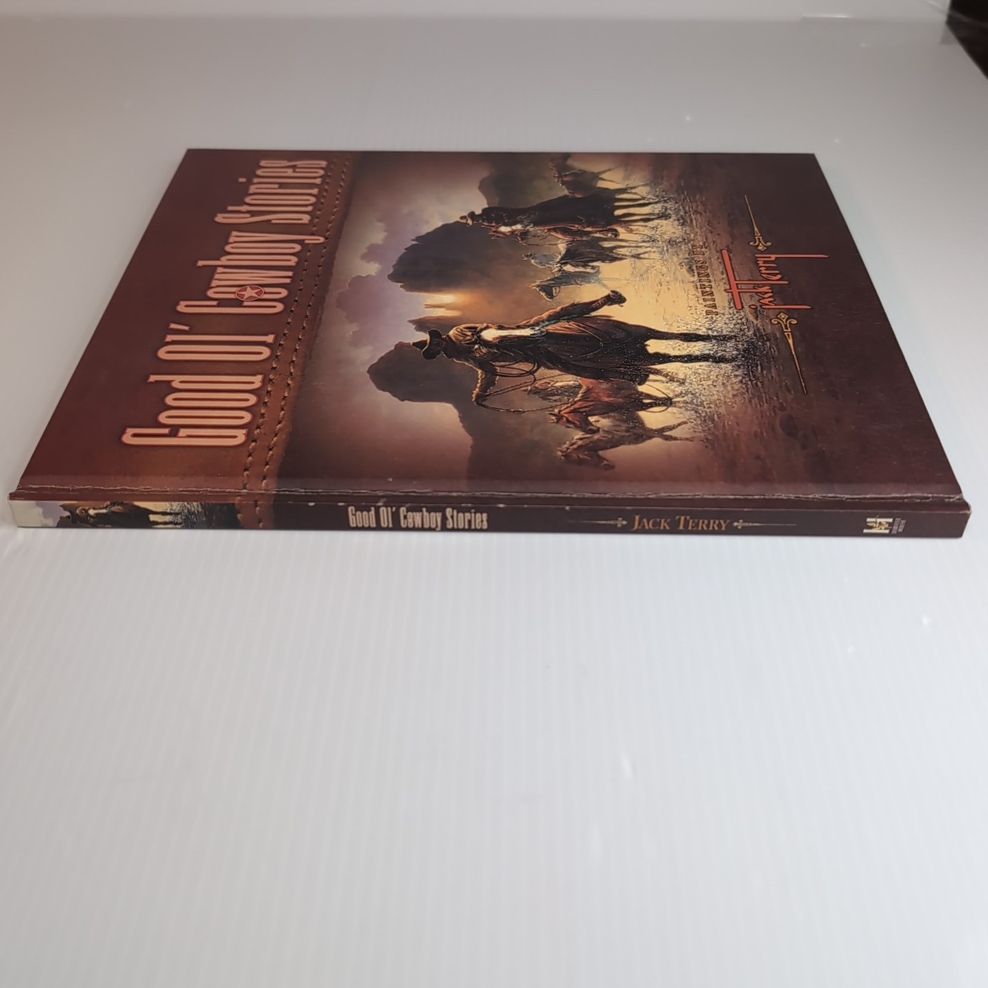 Good Ol Cowboy Stories Paintings Nonfiction Book Western Jack Terry Art HC