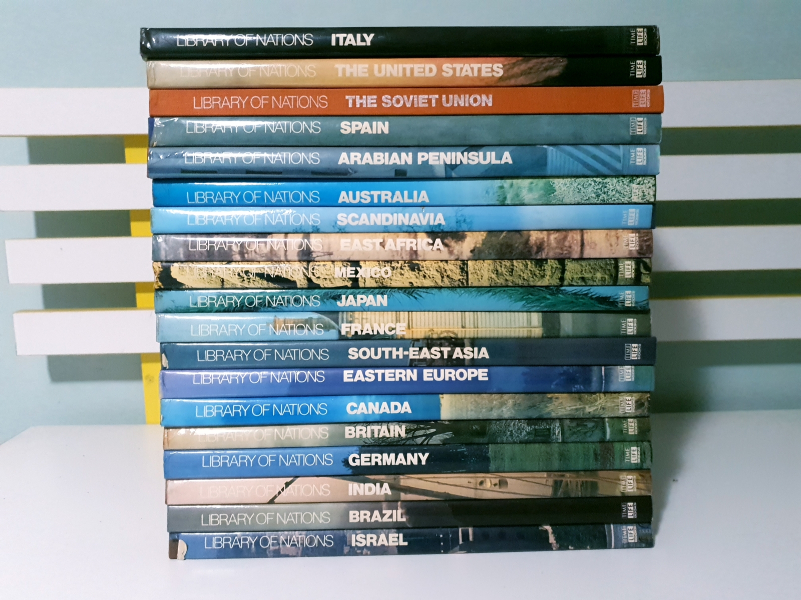 Lot of 19x Time-Life Library of Nations HC/DJ Books! Italy, Spain & More!