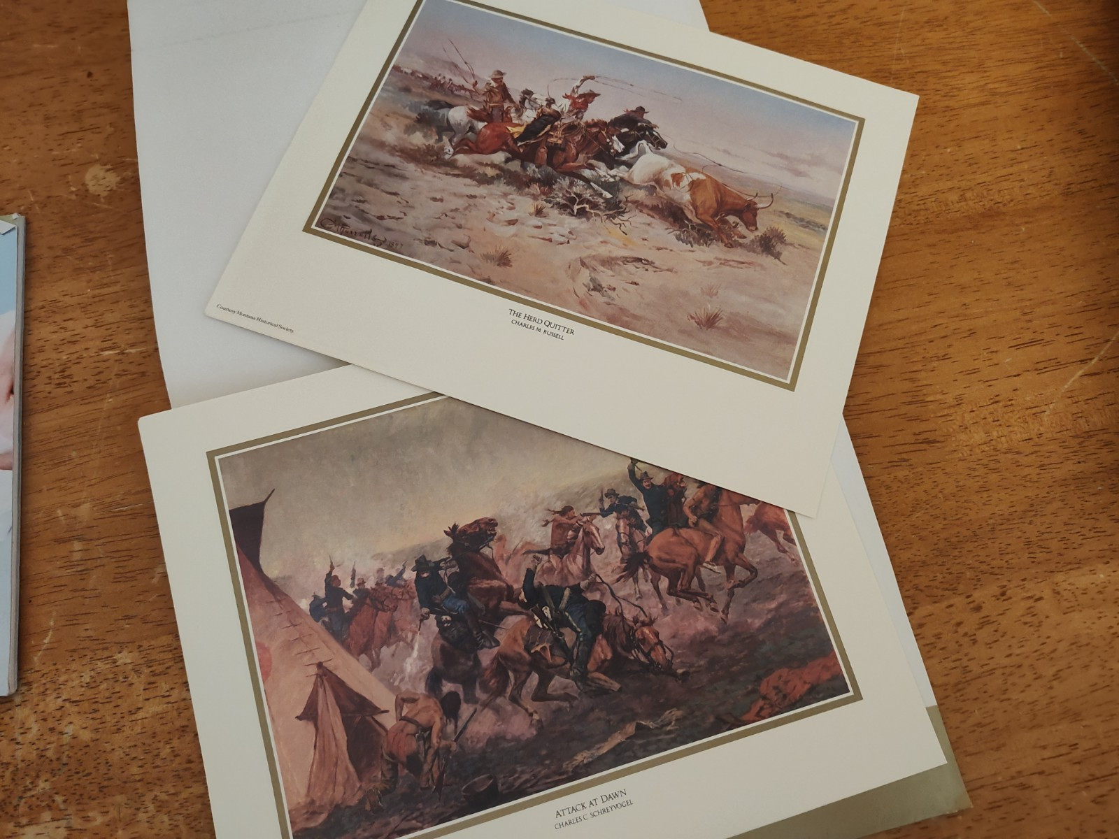 Remington Russell Schreyvogel Master Painters Of The Old West, 6 Original Portra